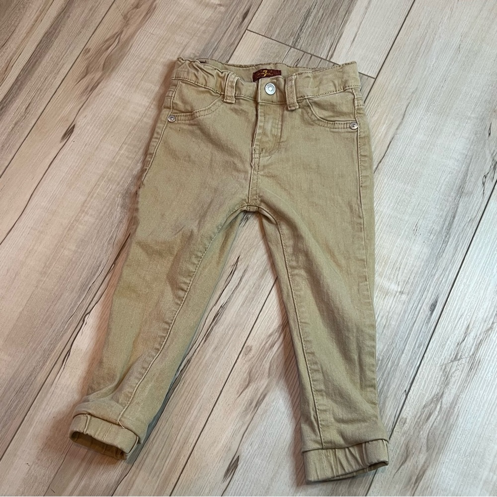 7 for all Mankind Tan Khaki Jogger Style Pants  💛